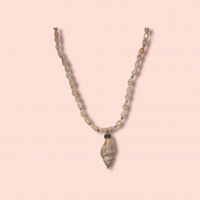 Ashura Handmade Fully Seashell Zircon Stone Natural Necklace