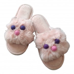 Ashura Women Furry Slippers Slides Indoor Home Soft Comfortable UK 5-6/ EU 37-38